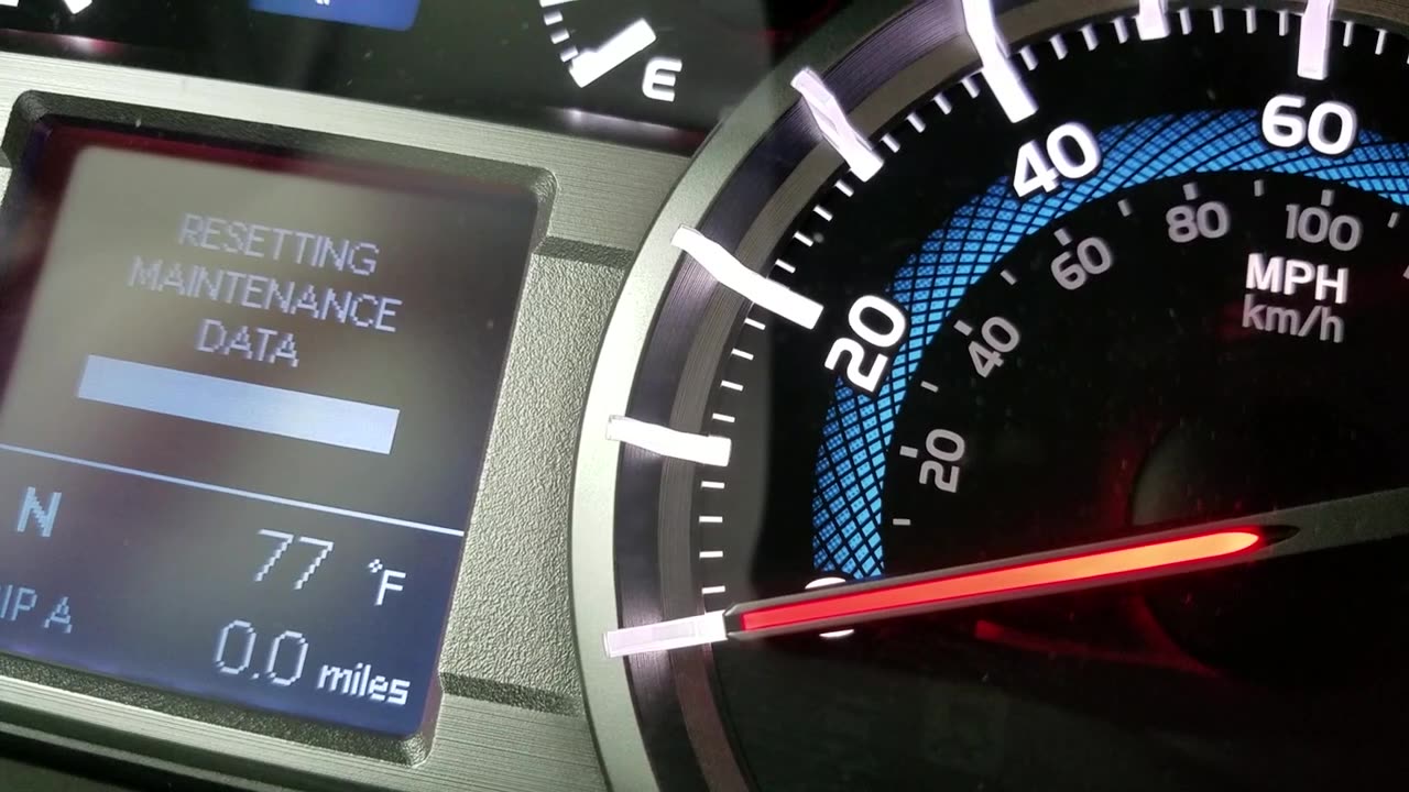 Reset oil light 2016 Toyota 4Runner