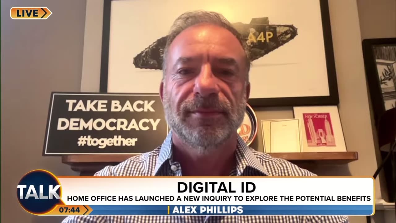 "Tony Blair's response to any problem is 'let's get Digital ID'" - Alan Miller