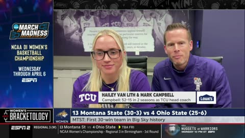 Hailey Van Lith interview after TCU Horned Frogs earn #2 seed in NCAA Women's Basketball Tournament