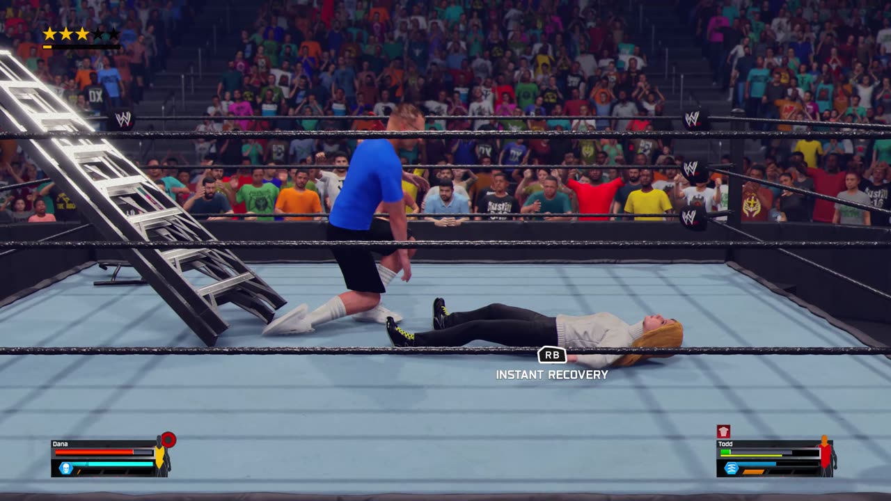 Dana Cain Vs. Todd TLC match for the UpUpDownDown Championship