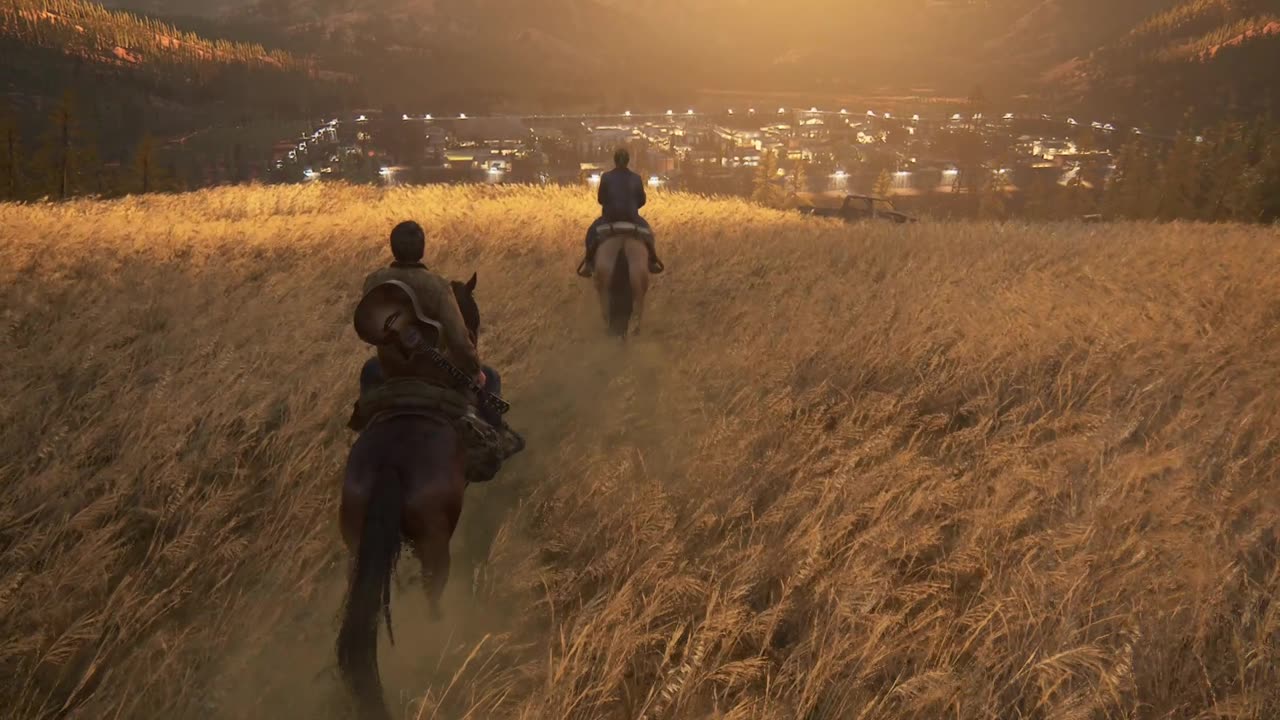 Enjoying the beautiful scenery on horseback with Tommy.