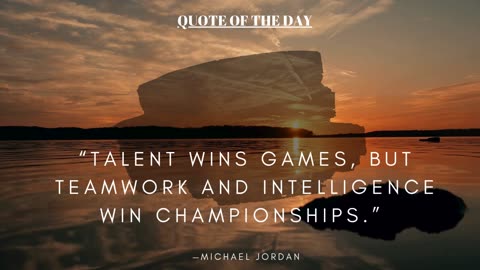 "QUOTE OF THE DAY"