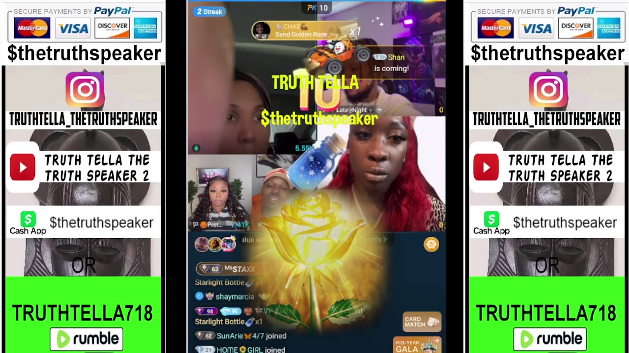 SAVANNA MARIA GARCIA SUNDAY SOLO LIVE & TEAM PK WITH LATENIGHT, BARBIE, PRETTY TEETEE & DAREALSUPABIHH