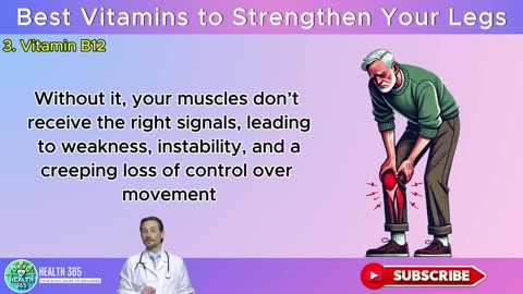 Top 7 Vitamins to Strengthen Your Legs! Prevent Leg Cramps in Seniors