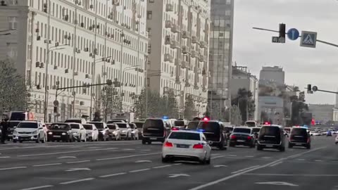🚗🇷🇺 Ukraine Russia War | Putin's Motorcade in Moscow | RCF