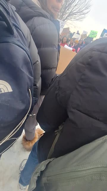 "F ICE" outside High-School Protest Recording