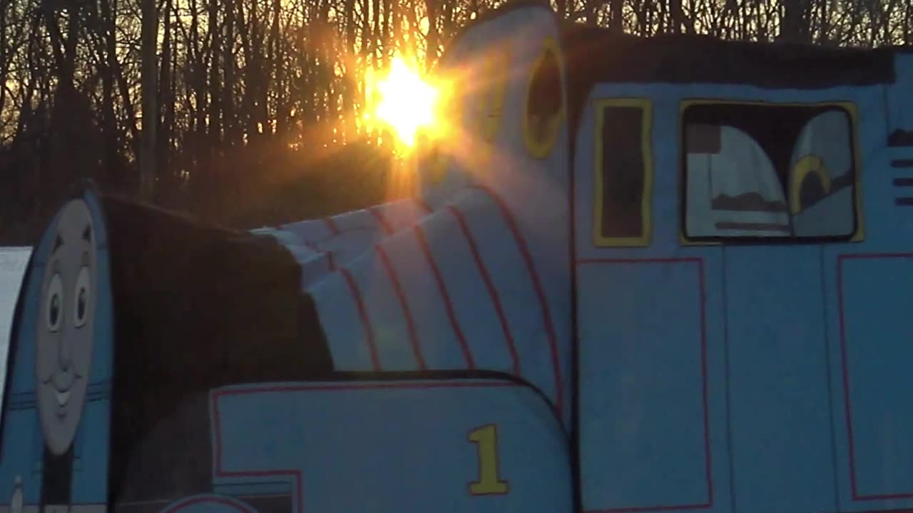 Thomas at sunset in the snow