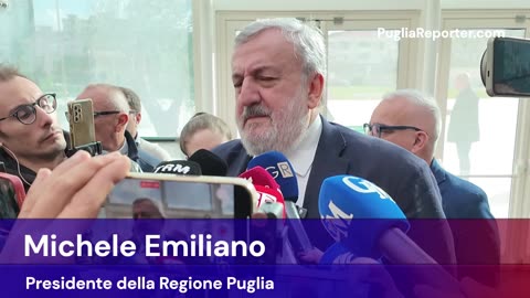 Emiliano saluta la Regione Puglia: il discorso integrale a dipendenti e cittadini