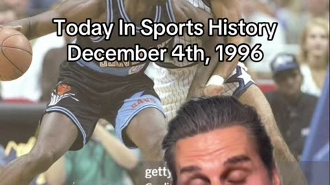 THE HISTORIC SPORTS MOMENT OF DECEMBER 4th, 1996