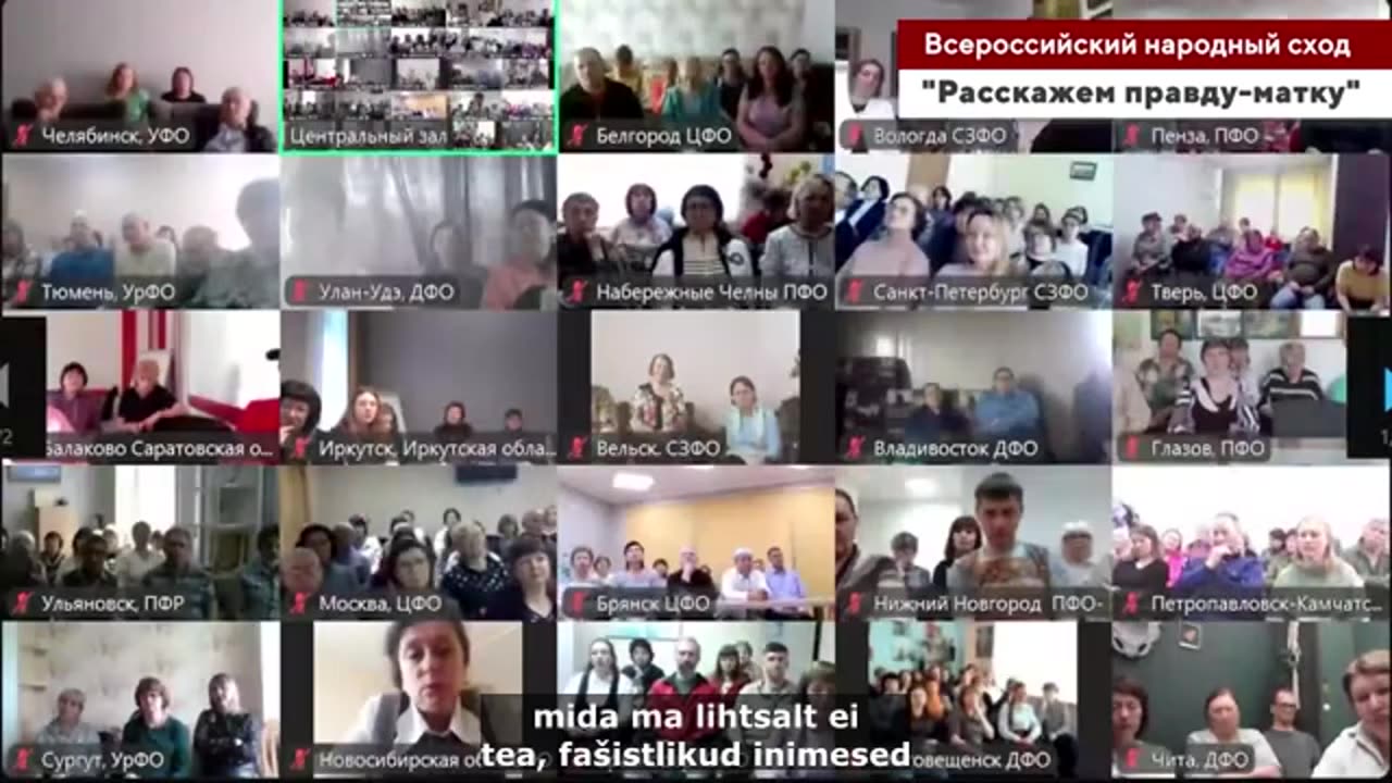Fašism valitseb riiki. Ülevenemaaline Rahvakogu. Räägime tõtt