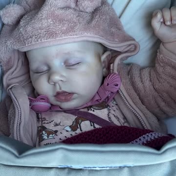 outdoor stroller nap time with baby kayla 🌿🍼