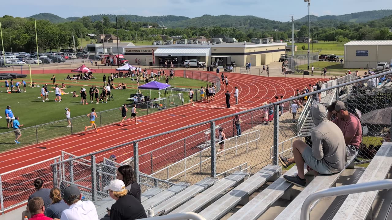 Nathan Wagner From Stone Memorial High School in 1600 Meter at 2025 Sub-Sectionals - 4-30-2025
