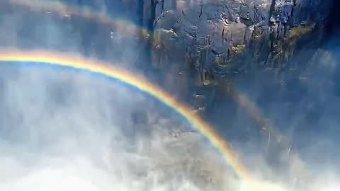 Would You Swim at the Edge of a Waterfall? 😨🌊