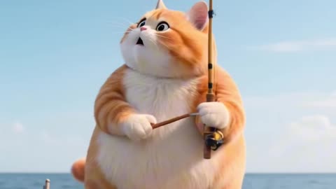 Orange Cat Takes Revenge for sad Corgi - 1440p