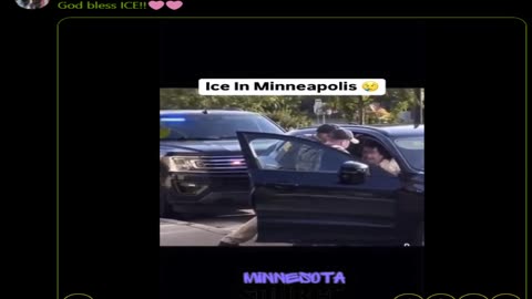 Illegal Migrant Screaming At ICE In Minnesota USA