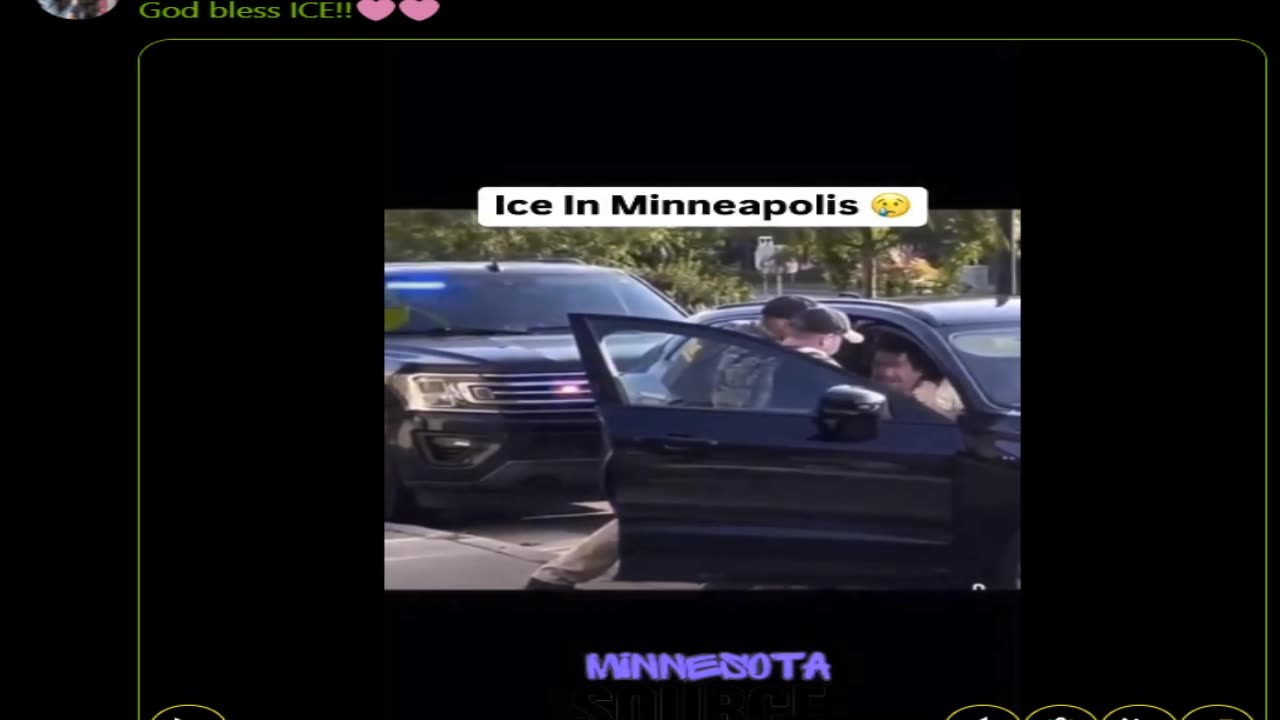 Illegal Migrant Screaming At ICE In Minnesota USA