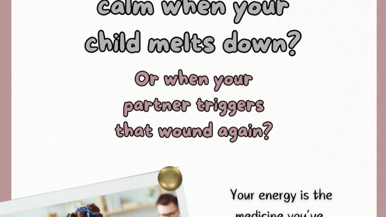 Struggling to stay calm when your child melts down? Or when your partner triggers that wound again?