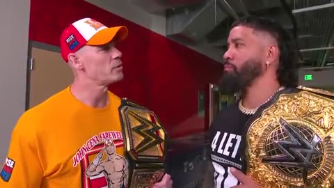 John Cena has words for Jey Uso backstage_ Saturday Night’s Main Event, May 24, 2025