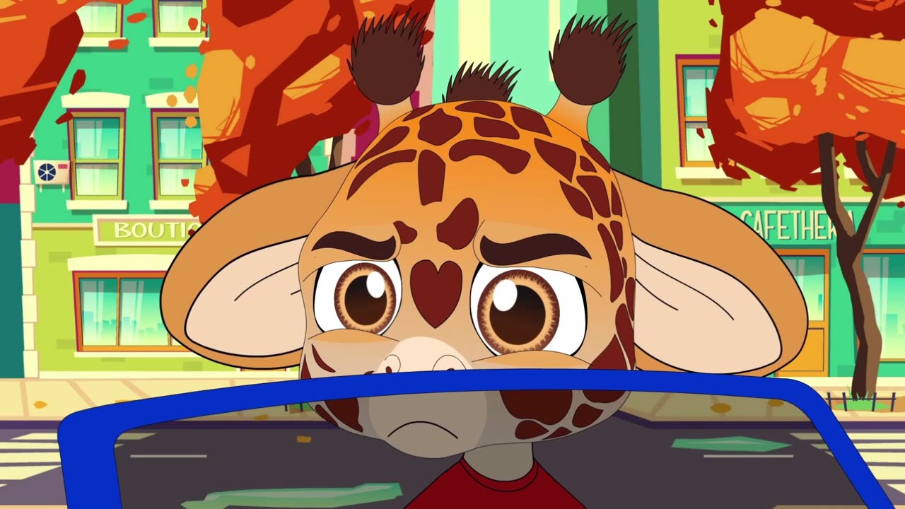 Munchie Giraffe Looking Left RIght Life