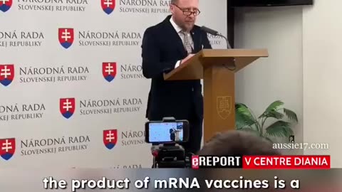 Slovak press conference regarding mRNA injection findings