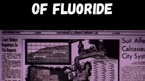The Dark History of Fluoride