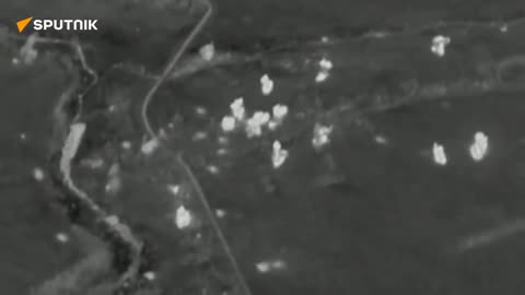 Russian Artillery Hammered Ukrainian Positions