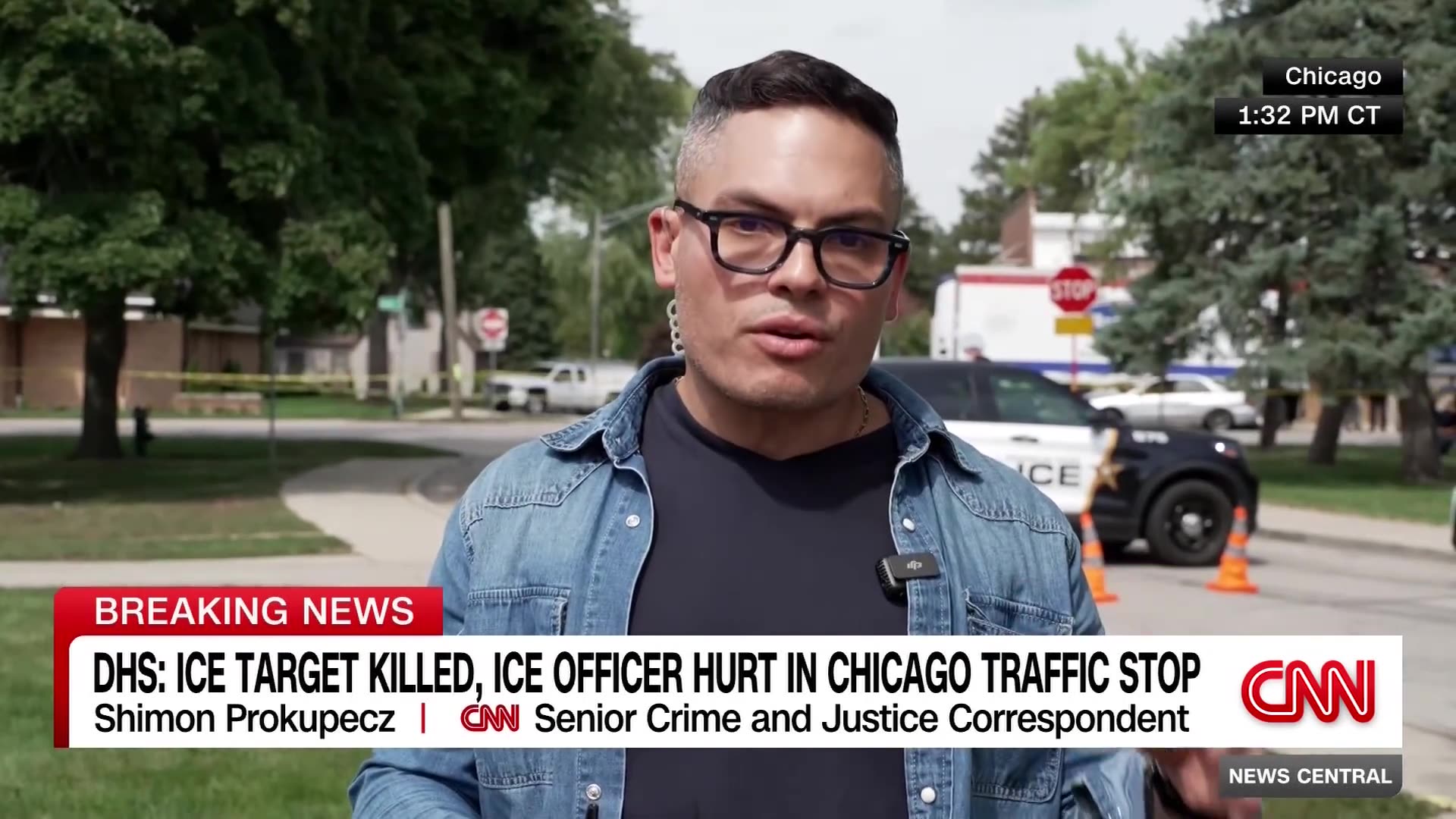 ICE target is shot and killed after injuring officer in Chicago-area traffic stop, DHS says