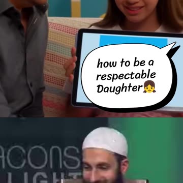 How to Be a Respectable Daughter 😅 #videos