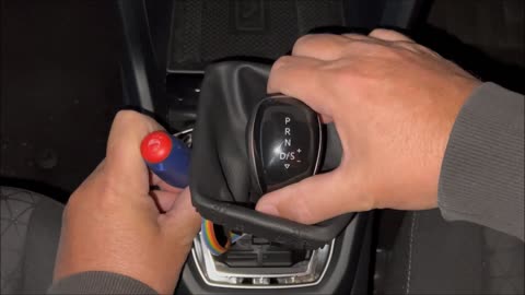 How to Manually Release the Selector Lever Lock in a 2023 VW T-Cross