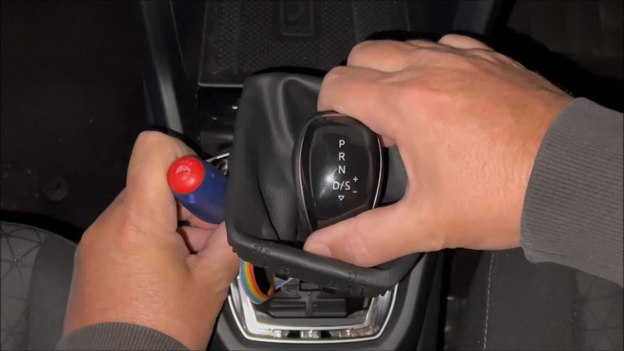 How to Manually Release the Selector Lever Lock in a 2023 VW T-Cross
