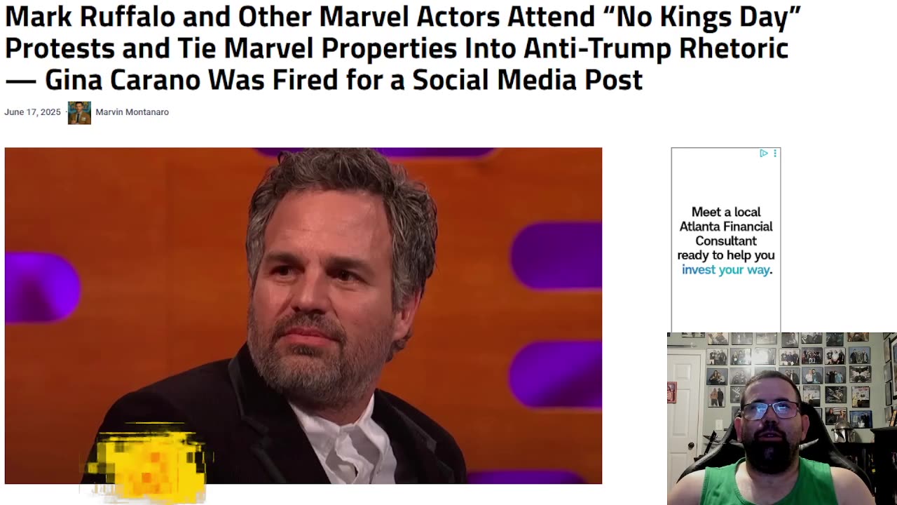 Mark Ruffalo And Other Actors Makes A Fool Of Themselves In No Kings Day Celebration