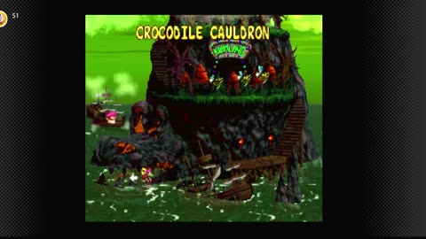 Playing donkey kong country 2