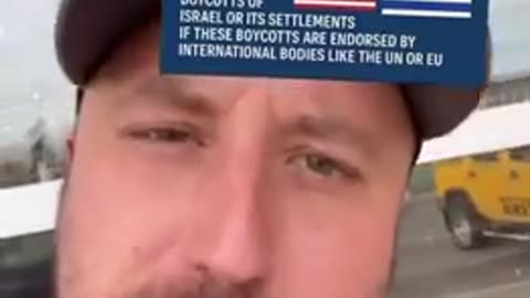 Did Any of you hear about the IGO Anti-Boycott Bill