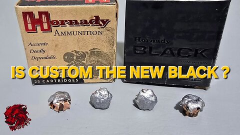 Is Custom the new Hornady Black? 124gn 9mm XTP Looks like 🤔