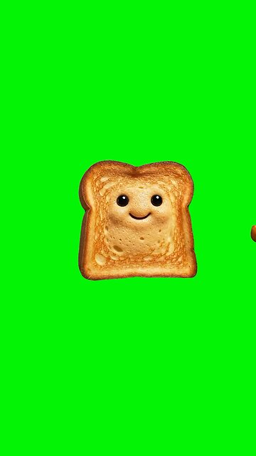 Niche Breakfast Eating Themselves | Green Screen #niche #aifruit #breakfast #pancakes #ai #asmr