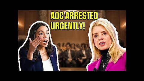 Aoc Has an Arrest Warrant from the Department of Justice… Pam Bondi Exposed the Whole System!