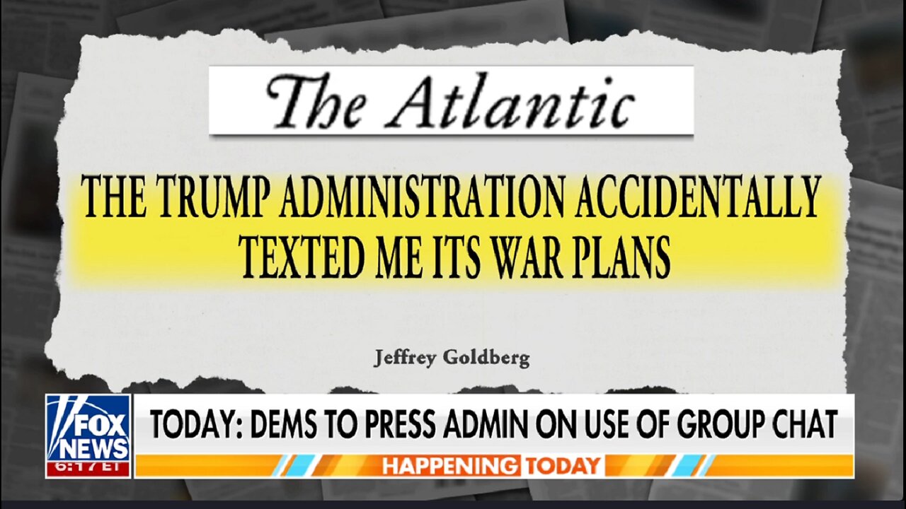 Trump 'standing by team' after alleged Atlantic war plan leak