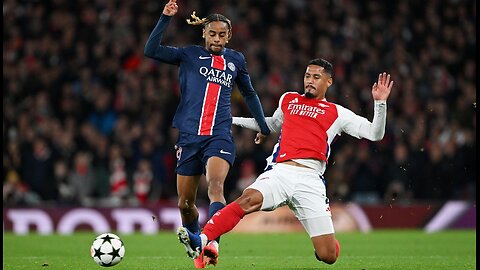 PSG takes the lead 1-0 vs Arsenal