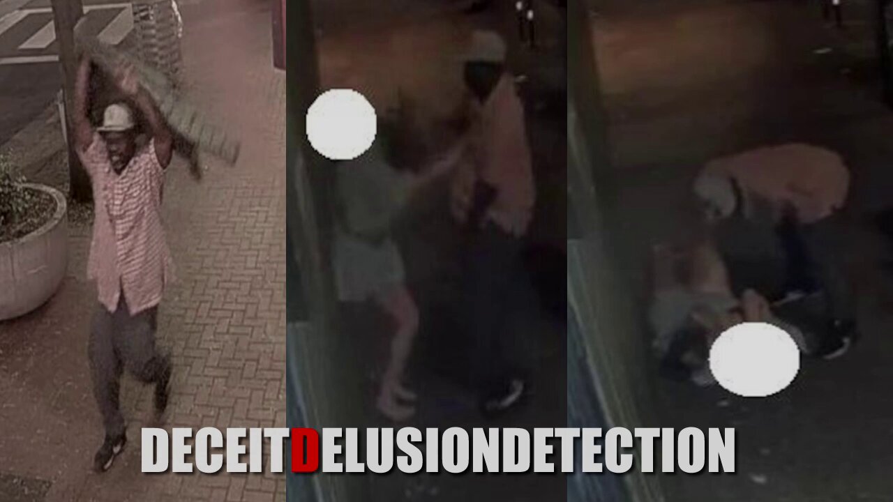 Portland police seek a black man who punched and stomped on a white woman. The suspect uttered a “racially charged” comment during the attack