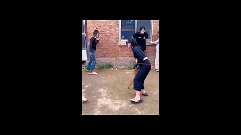 funny girls play a game