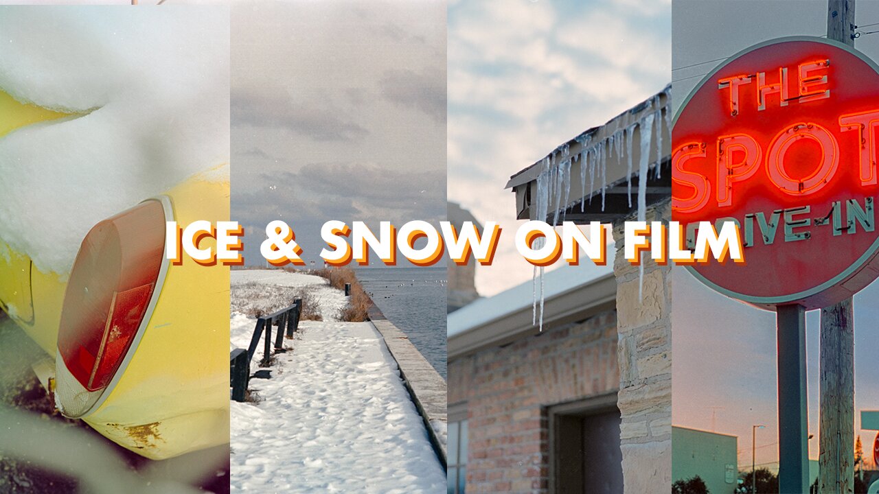 Ice and Snow Film Photography