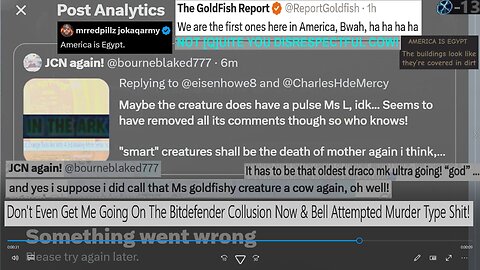 Don't Even Get Me Going On The Bitdefender Collusion Now & Bell Attempted Murder Type Shit!