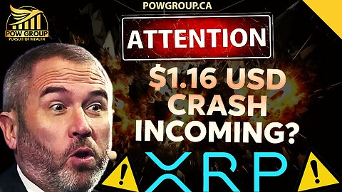 🚨Major XRP Price Warning🚨 $1.16 USD Crash Incoming?