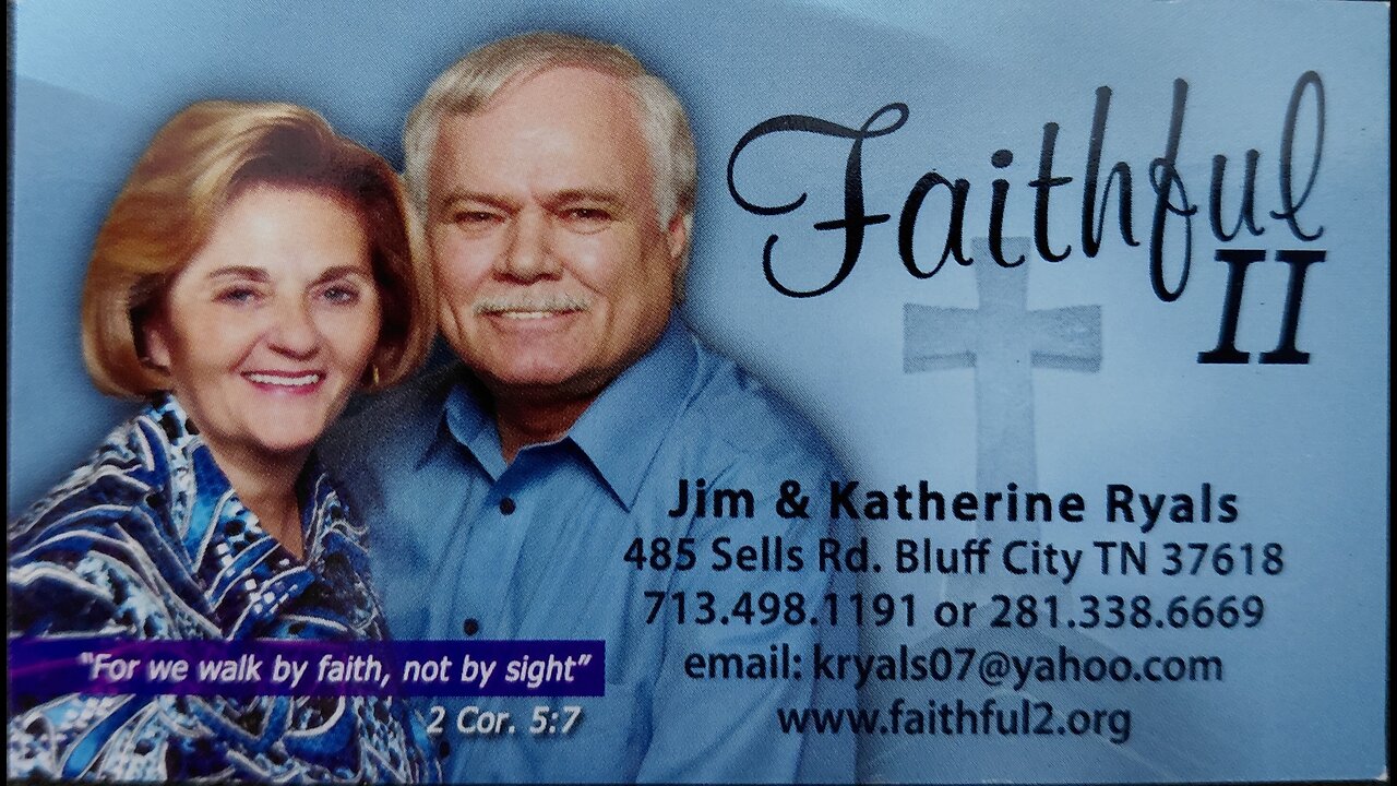 Special Guests: Jim and Hatherine Ryals