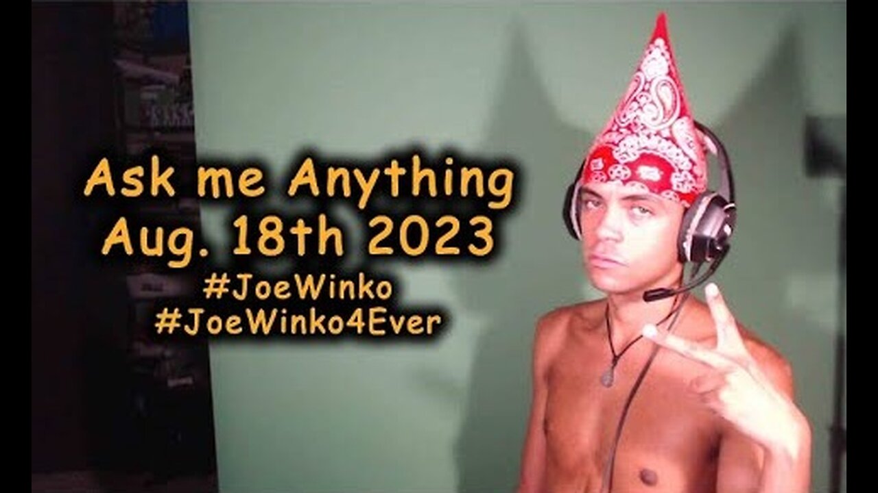 Ask Me Anything Livestream (Aug 18th 2023) - Joe Winko