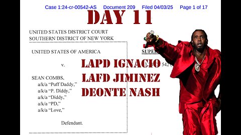 United States v. Combs: Diddy on Trial Day 11 (May 28, 2025)