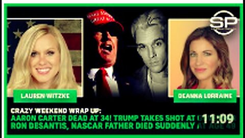 "Aaron Carter Passes Away at 34, Trump Criticizes DeSantis, NASCAR Father's Sudden Death at 49"