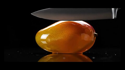 Mango slicing ASMR