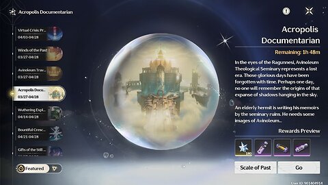 Acropolis Documentarian Event - Wuthering Waves (WuWa) - Version 2.2