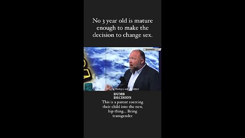 Alex Jones On Children Having Sex Changes